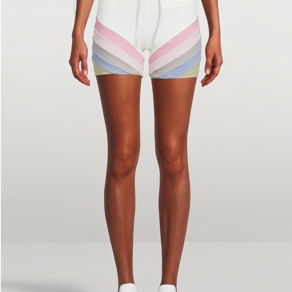 PORT DE BRAS Brand New Rainbow Bike Shorts - Picture 2 of 7